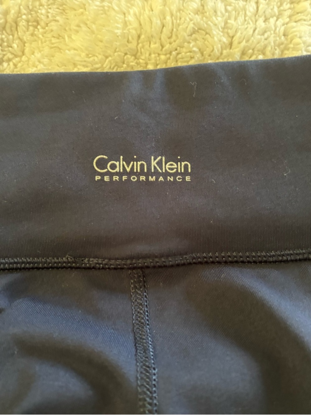 Calvin Klein Navy Floral Cross-Back Sports Bra & Leggings Set - Picture 2 of 12